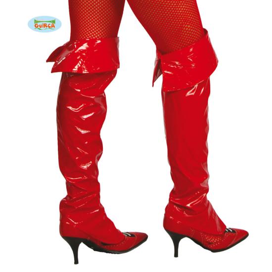 Par de cubre botas rojas Par de cubre botas rojas