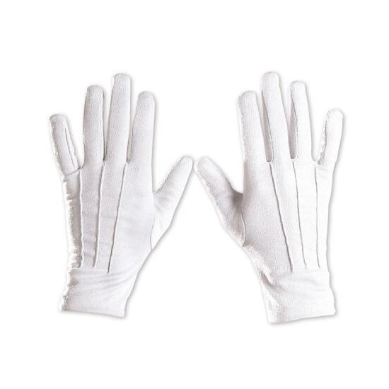 Par de guantes blancos 25cm Par de guantes blancos 25cm