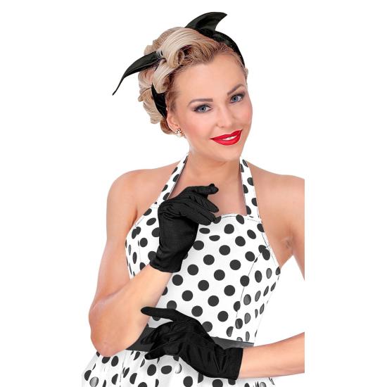 Par de guantes negros 25cm Par de guantes negros 25cm