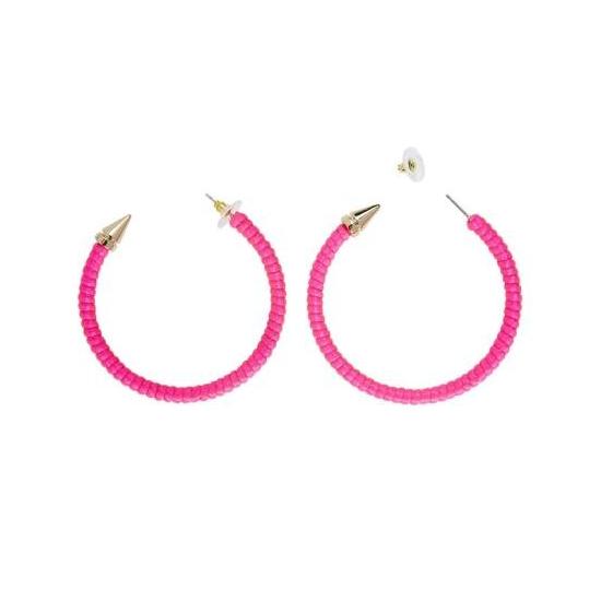 Par de Pendientes rosas Fluorescentes Par de Pendientes rosas Fluorescentes