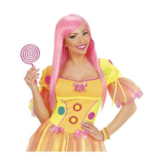 Par de Pendientes rosas Fluorescentes Par de Pendientes rosas Fluorescentes