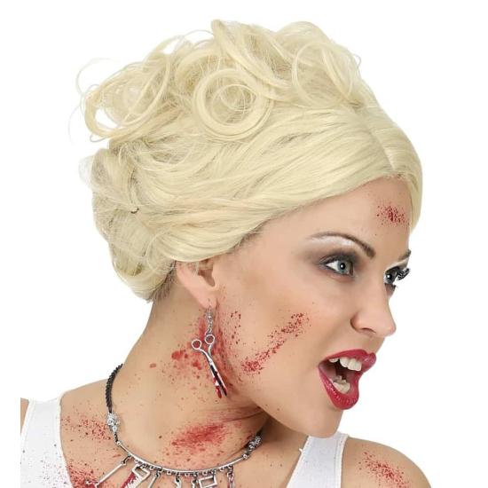 Par de Pendientes Tijeras Ensangretadas Par de Pendientes Tijeras Ensangretadas