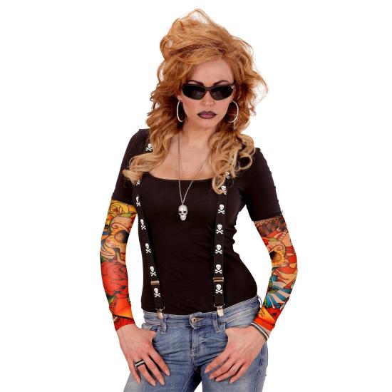 Par mangas efecto tatuaje color Par mangas efecto tatuaje color