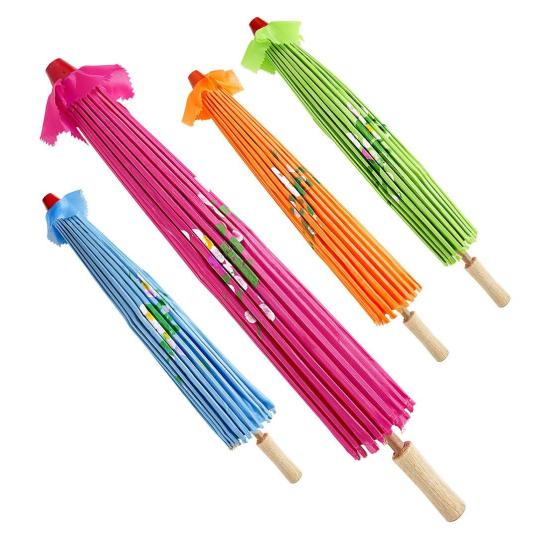 Parasol Oriental en Seda 76 cms Parasol Oriental en Seda 76 cms