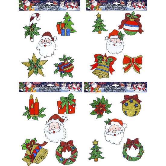 Pegatina Ventana Papá Noel Set de 5 und 13 cms Pegatina Ventana Papá Noel Set de 5 und 13 cms