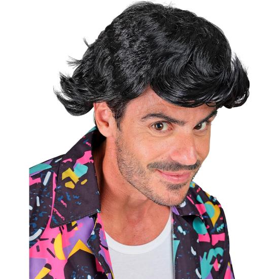 Peluca Ace Ventura para Hombre – Estilo Detective Privado Divertido Peluca Ace Ventura para Hombre – Estilo Detective Privado Divertido