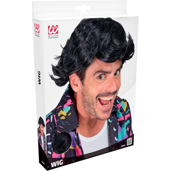Peluca Ace Ventura para Hombre – Estilo Detective Privado Divertido Peluca Ace Ventura para Hombre – Estilo Detective Privado Divertido