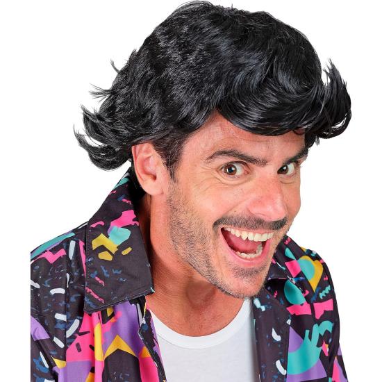 Peluca Ace Ventura para Hombre – Estilo Detective Privado Divertido Peluca Ace Ventura para Hombre – Estilo Detective Privado Divertido