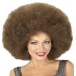 Peluca Afro Sobredimensionada Castaña Peluca Afro Sobredimensionada Castaña