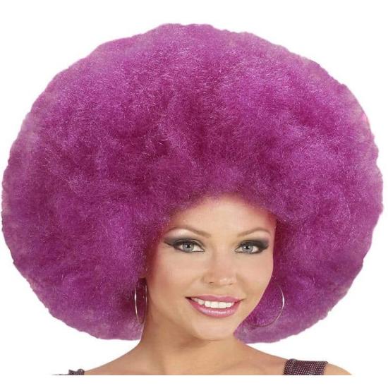 Peluca Afro Sobredimensionada color Violeta Peluca Afro Sobredimensionada color Violeta