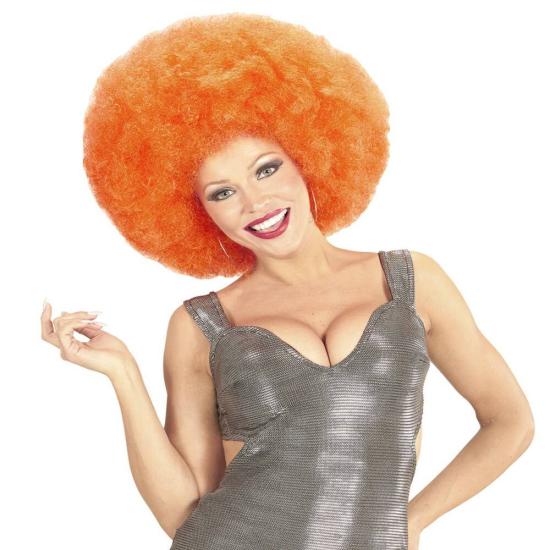 Peluca Afro Sobredimensionada color Naranja Peluca Afro Sobredimensionada color Naranja