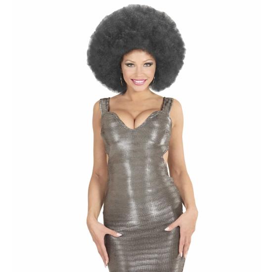 Peluca Afro Sobredimensionada Negra Peluca Afro Sobredimensionada Negra