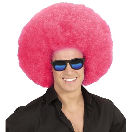 Peluca Afro Sobredimensionada color Rosa Peluca Afro Sobredimensionada color Rosa
