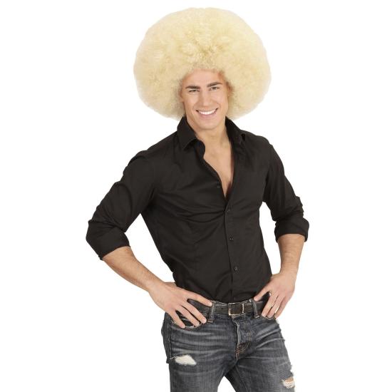 Peluca Afro Sobredimensionada color Rubia Peluca Afro Sobredimensionada color Rubia