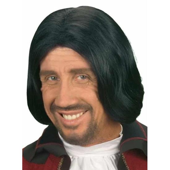 Peluca Amadeus en Negra  . Peluca Amadeus en Negra  .