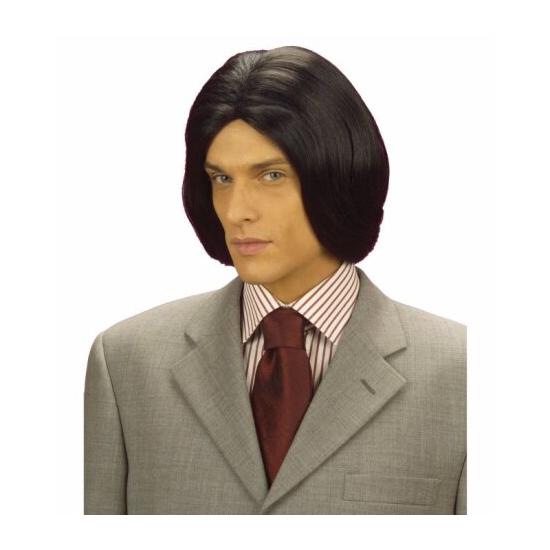 Peluca Amadeus en Negra  . Peluca Amadeus en Negra  .