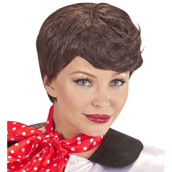 Peluca años 50 con Foulard .. Peluca años 50 con Foulard ..