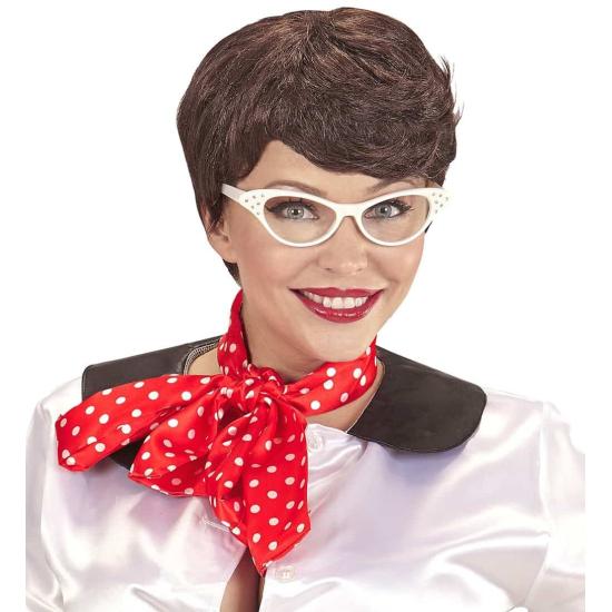 Peluca años 50 con Foulard .. Peluca años 50 con Foulard ..