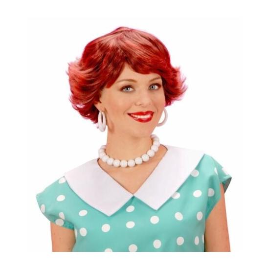Peluca de los años 50 Pelirroja corta Peluca de los años 50 Pelirroja corta