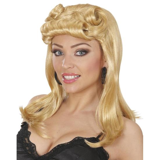 Peluca Años 50 Pin Up Girl color Rubia. Peluca Años 50 Pin Up Girl color Rubia.