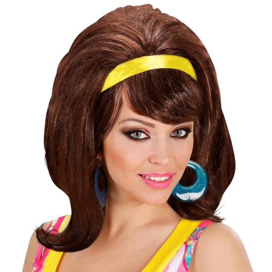 Peluca Años 70 Disco Yeye  Adulta Peluca Años 70 Disco Yeye  Adulta
