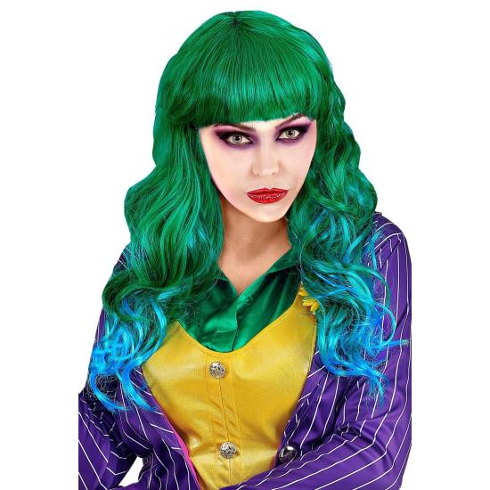 Peluca Verde Joker adulta Peluca Verde Joker adulta