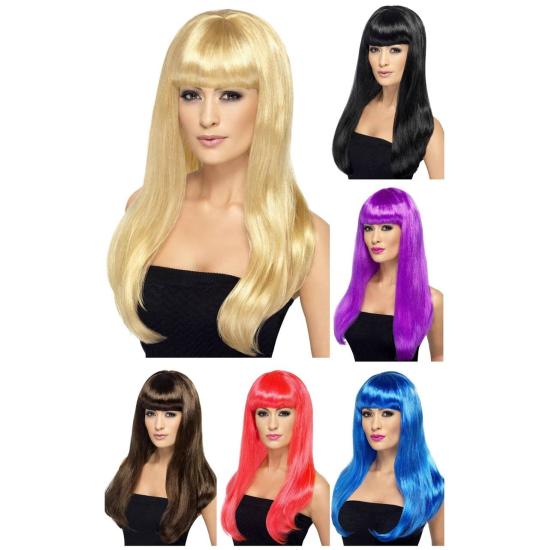 Peluca Babelicious Colores Recta con Flequillo Peluca Babelicious Colores Recta con Flequillo