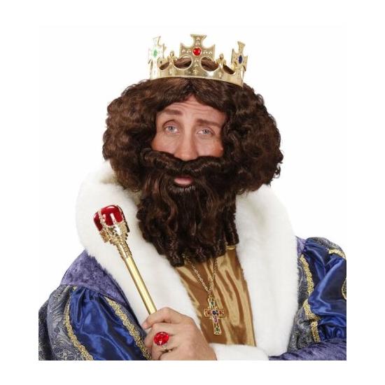 Peluca y Barba con tirabuzones Peluca y Barba con tirabuzones