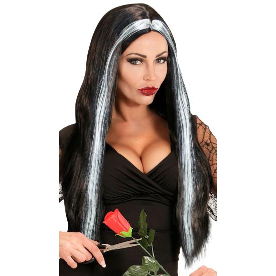 Peluca Bruja Morticia de la Familia Addams Peluca Bruja Morticia de la Familia Addams