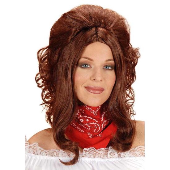 Peluca Castaña Chica Oeste Peluca Castaña Chica Oeste