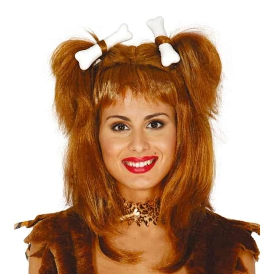 Peluca Cavernícola Huesitos.. Peluca Cavernícola Huesitos..