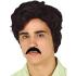 Peluca con Bigote Estilo “Narcotraficante” – Inspiración Años 80 Peluca con Bigote Estilo “Narcotraficante” – Inspiración Años 80