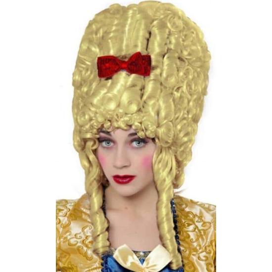 Peluca Cortesana con lazo Rubia Peluca Cortesana con lazo Rubia