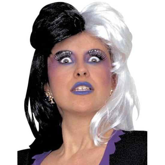 Peluca Cruella de Vil Vintage 101 Dálmatas Peluca Cruella de Vil Vintage 101 Dálmatas