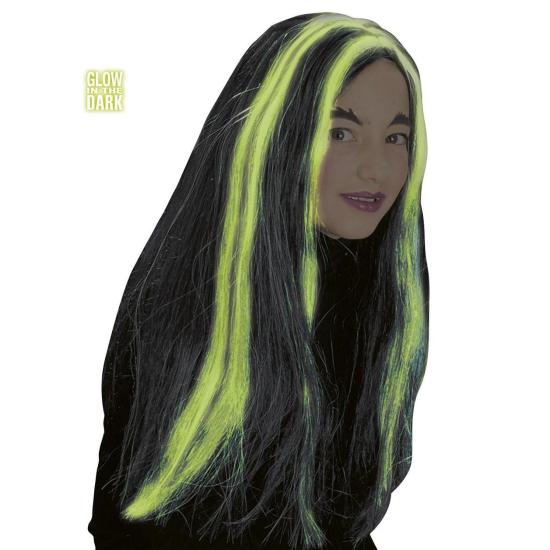 Peluca Bruja infantil Fluor oscuridad ! Peluca Bruja infantil Fluor oscuridad !