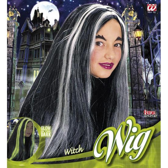 Peluca Bruja infantil Fluor oscuridad ! Peluca Bruja infantil Fluor oscuridad !