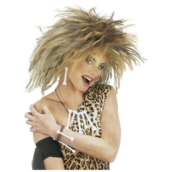 Peluca de Chica Cavernícola o Tina Estrella Rock. Peluca de Chica Cavernícola o Tina Estrella Rock.