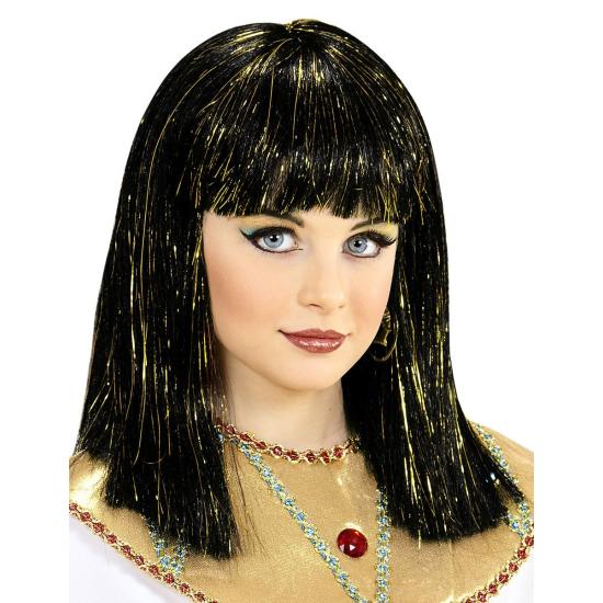 Peluca de Cleopatra Reina Nilo  niña ^ Peluca de Cleopatra Reina Nilo  niña ^