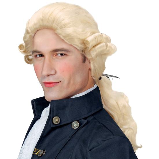 Peluca de Cortesano Elegante. Peluca de Cortesano Elegante.