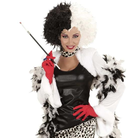 Peluca de Cruella de Vil Lujo 101 Dálmatas Peluca de Cruella de Vil Lujo 101 Dálmatas