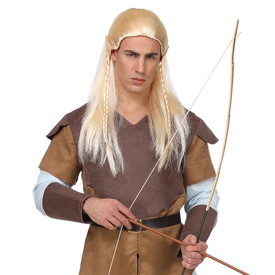 Peluca de Elfo Légolas Rubia con Trenzas Peluca de Elfo Légolas Rubia con Trenzas