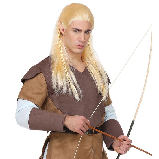 Peluca de Elfo Légolas Rubia con Trenzas Peluca de Elfo Légolas Rubia con Trenzas