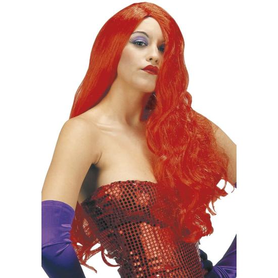 Peluca de Jessica Rabit Roja Peluca de Jessica Rabit Roja