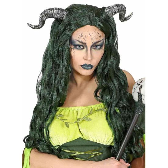 Peluca de Maléfica con Cuernos Peluca de Maléfica con Cuernos