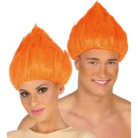 Peluca de troll Naranja Peluca de troll Naranja