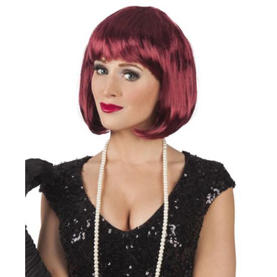 Peluca disfraz Cabaret Caoba Peluca disfraz Cabaret Caoba