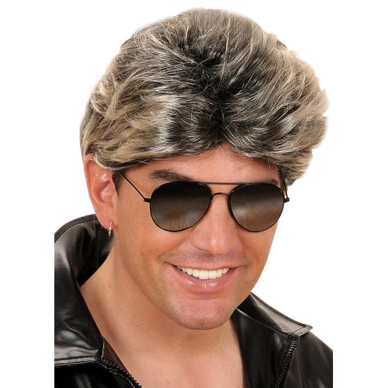 Peluca disfraz de los 80 George Michael. Peluca disfraz de los 80 George Michael.