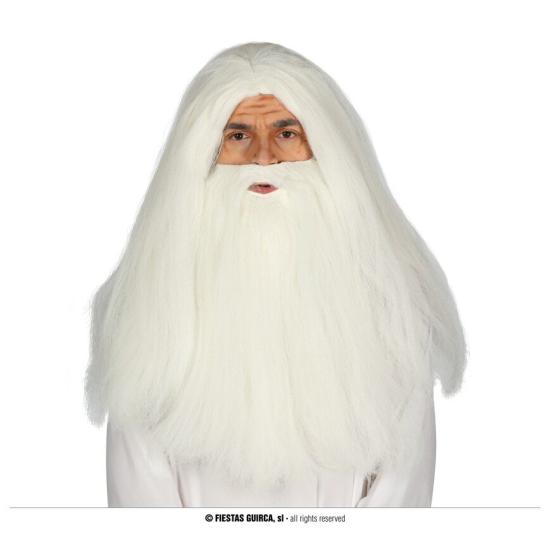 Peluca disfraz Mago Ganfalf Peluca disfraz Mago Ganfalf