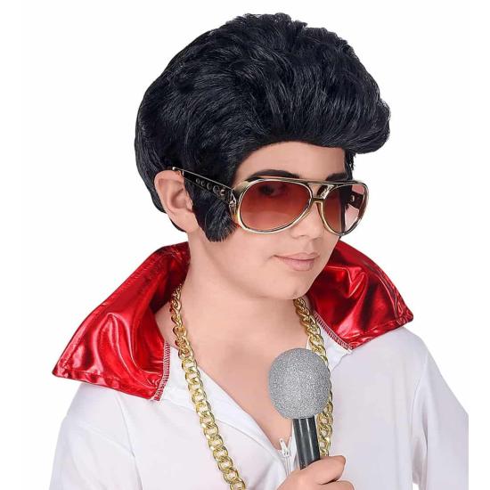 Peluca Elvis Rey del Rock niños Peluca Elvis Rey del Rock niños