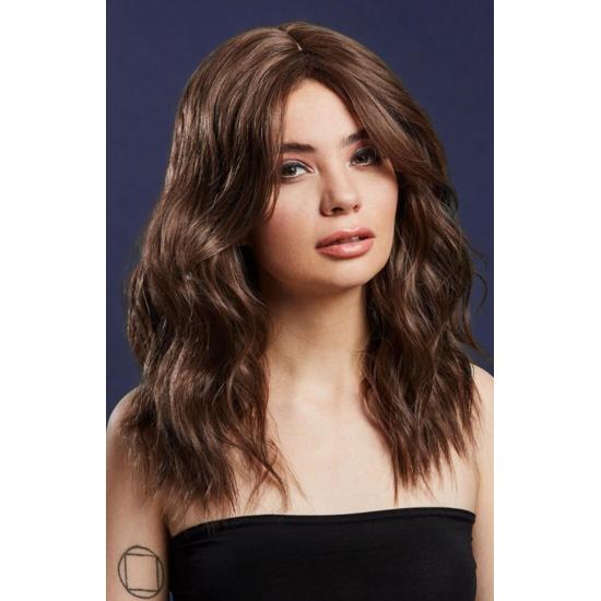 Peluca Fever Ashley, mezcla de dos tonos, Marrón Peluca Fever Ashley, mezcla de dos tonos, Marrón